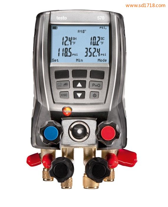 電子歧管儀(電子壓力表組)testo 570-1套裝