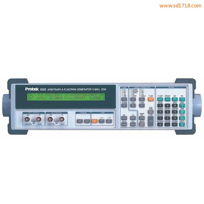 任意波函數(shù)發(fā)生器(31MHz, 雙通道)Protek 9302